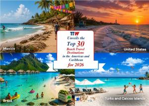 Travel And Tour World (TTW) has released its Top 30 Beach Travel Destinations in the Americas and Caribbean for 2026, developed through extensive destination analysis, by recognising countries for outstanding coastal beauty, marine biodiversity, tourism infrastructure, accessibility and sustainable visitor experiences Beach Travel