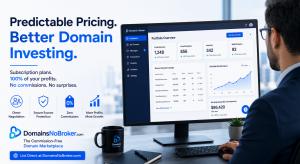 As the market for premium domain names continues to mature, many professional domain investors are exploring new marketplace models designed to simplify transactions, improve transparency, and reduce the uncertainty associated with commission-based selling Subscription-Based Domain Marketplaces Gain Attention Among Professional Investors-domainsnobroker.com-1
