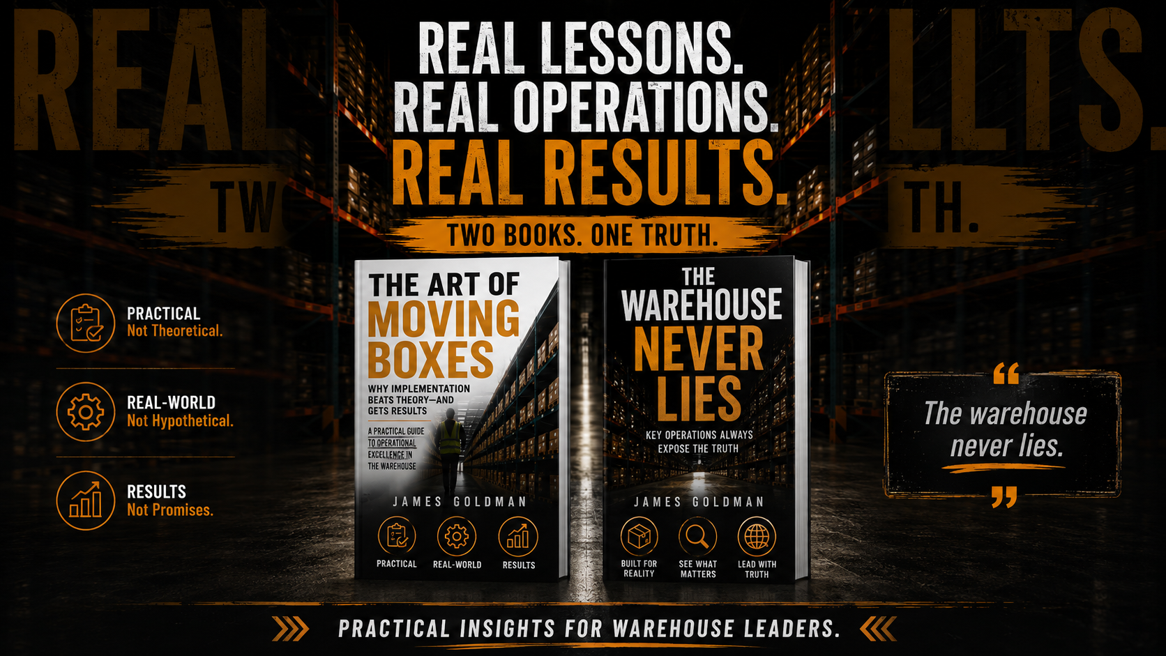 Warehouse Industry Veteran Releases Two Practical Books on Operations, Leadership, and Execution