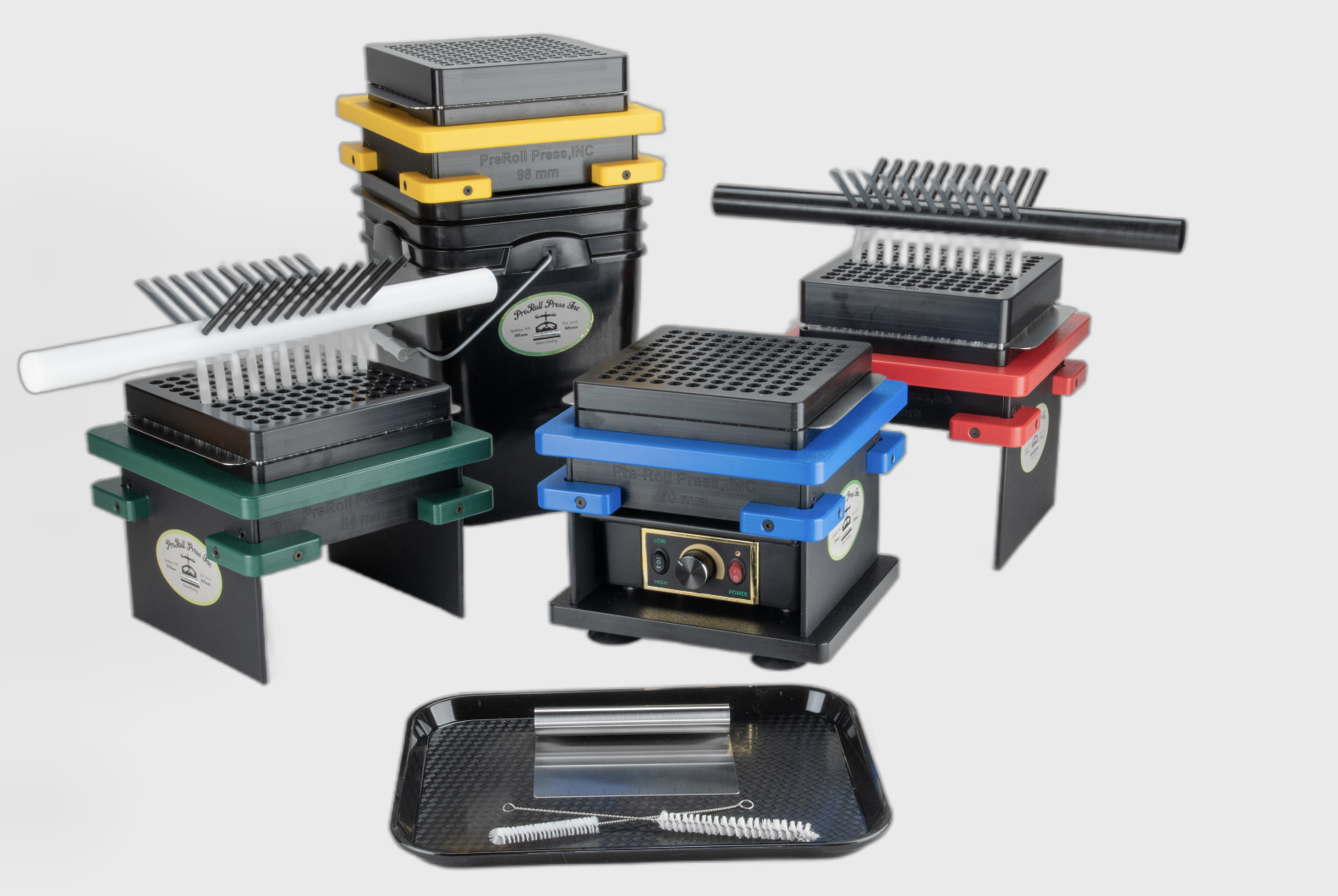 PreRoll Press Expands Modular Product Line with Manual Packing Base, Specialty Trays, and Flora Bin Precision Sifters