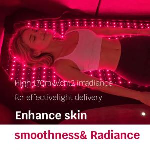 Wondear Full Body Red Light Therapy Mat using dual-wavelength red and near-infrared light technology for at-home wellness.