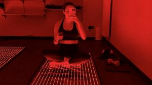 Wondear red light therapy device designed for convenient at-home wellness routines.