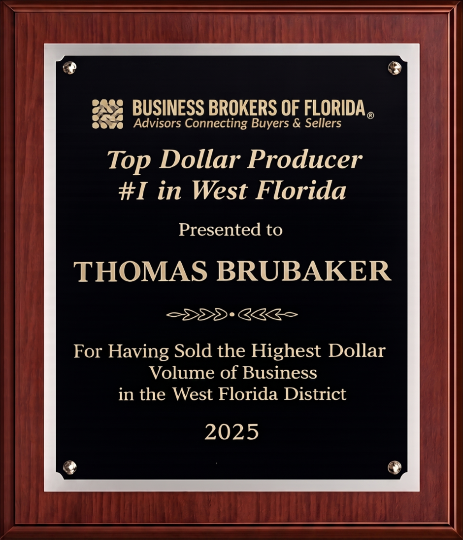 TAMBAY Mergers & Acquisitions Founder Named Top Dollar Producer, #1 in West Florida