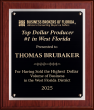 TAMBAY Mergers & Acquisitions Founder Named Top Dollar Producer, #1 in West Florida