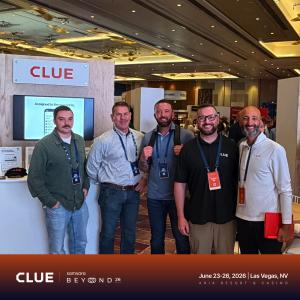 The Clue team at Samsara Beyond 2026, ARIA Las Vegas.