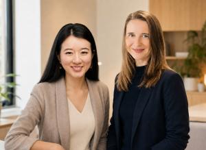 Nanxi Liu and Tina Wojcik