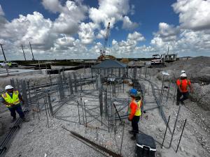 Electricians working at Central Everglades Planning Project (CEPP)