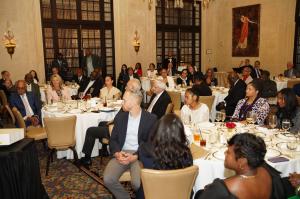 Guest seated