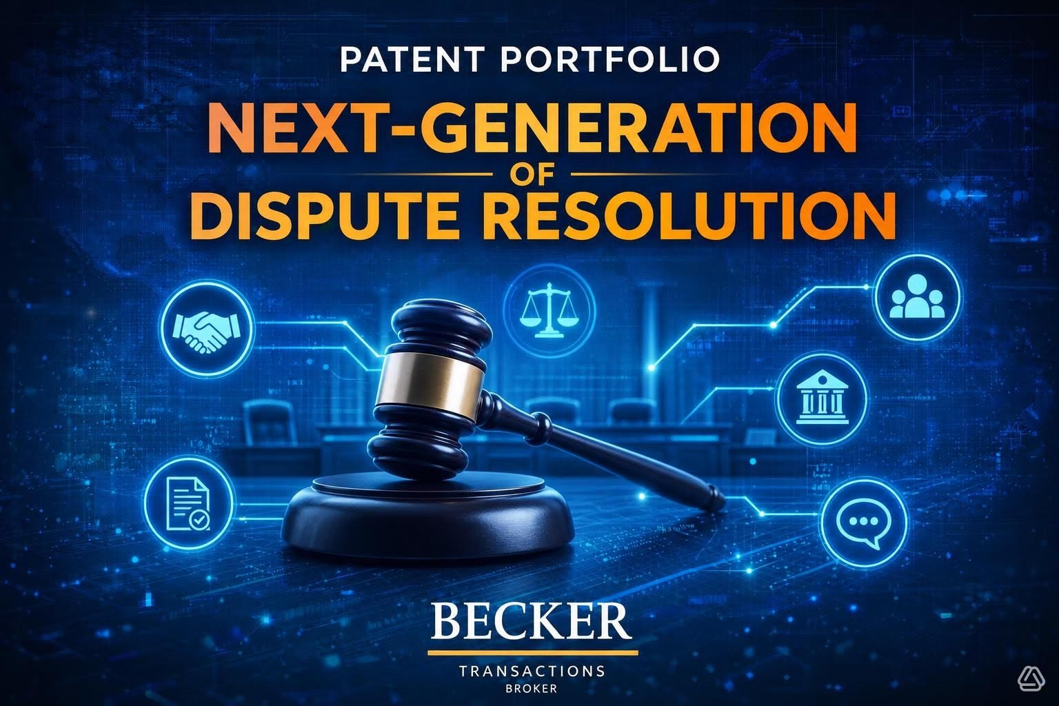 Becker Transactions Presents Patent Portfolio Setting New Standard for Dispute Resolution in the Digital Age