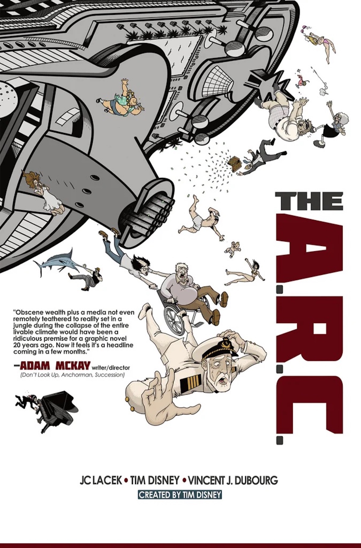 GUNGNIR Publishes ‘The A.R.C.,’ a Darkly Funny Graphic Novel