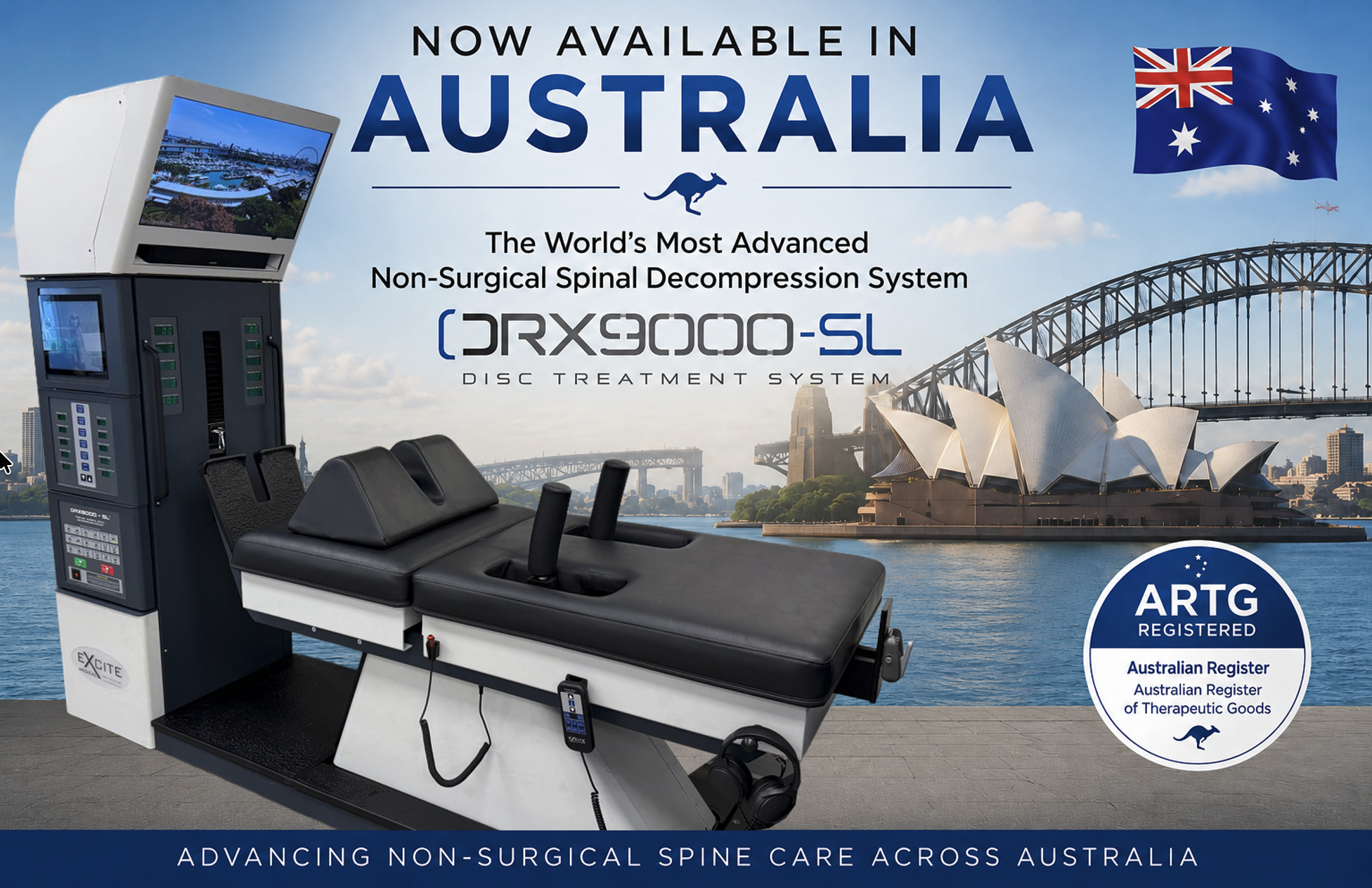 DRX9000-SL® Receives Australian Regulatory Clearance, Expanding Access to Advanced Non-Surgical Spinal Decompression
