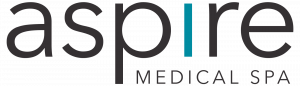 Aspire Medical Spa logo. The company recently opened its third Denver-area location in RiNo.