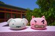 New Original Clay Painting Experience Featuring Shiro and Buriburizaemon Debuts at Nijigen no Mori on Awaji Island, Japan