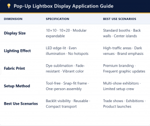 Lightbox Specs & Use Cases