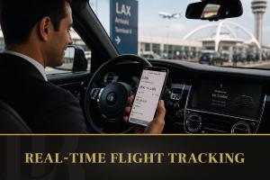 LB Limousine's real-time flight tracking technology helps chauffeurs coordinate airport pickups based on live flight arrival updates.