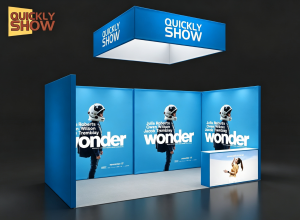 10x20 Illuminated Booth Display