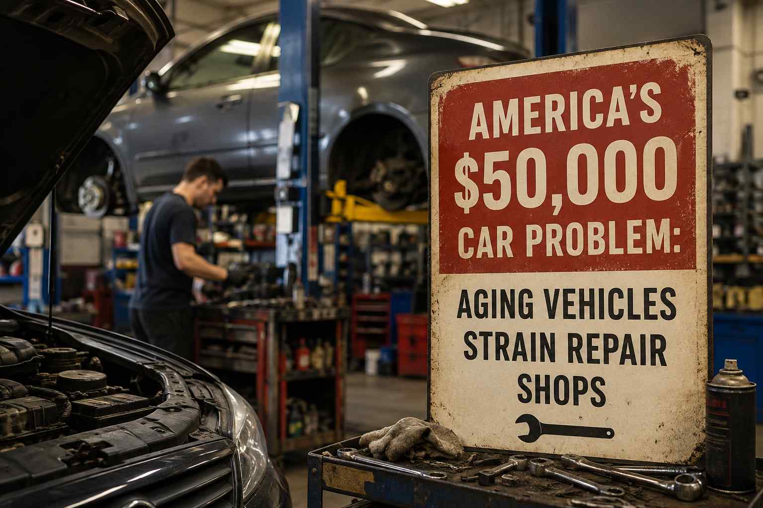 America’s $50,000 Car Problem: Aging Vehicles Strain Repair Shops