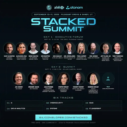 Atonom CEO Dave Elkington to Keynote at Silicon Slopes STACKED Executive Forum