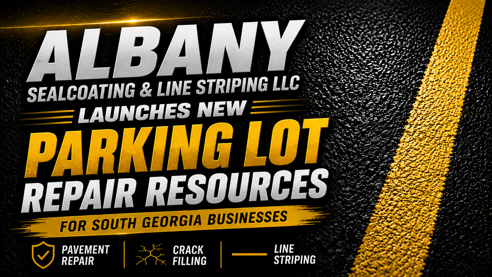 Albany Sealcoating & Line Striping LLC Launches New Parking Lot Repair Resources for South Georgia Businesses