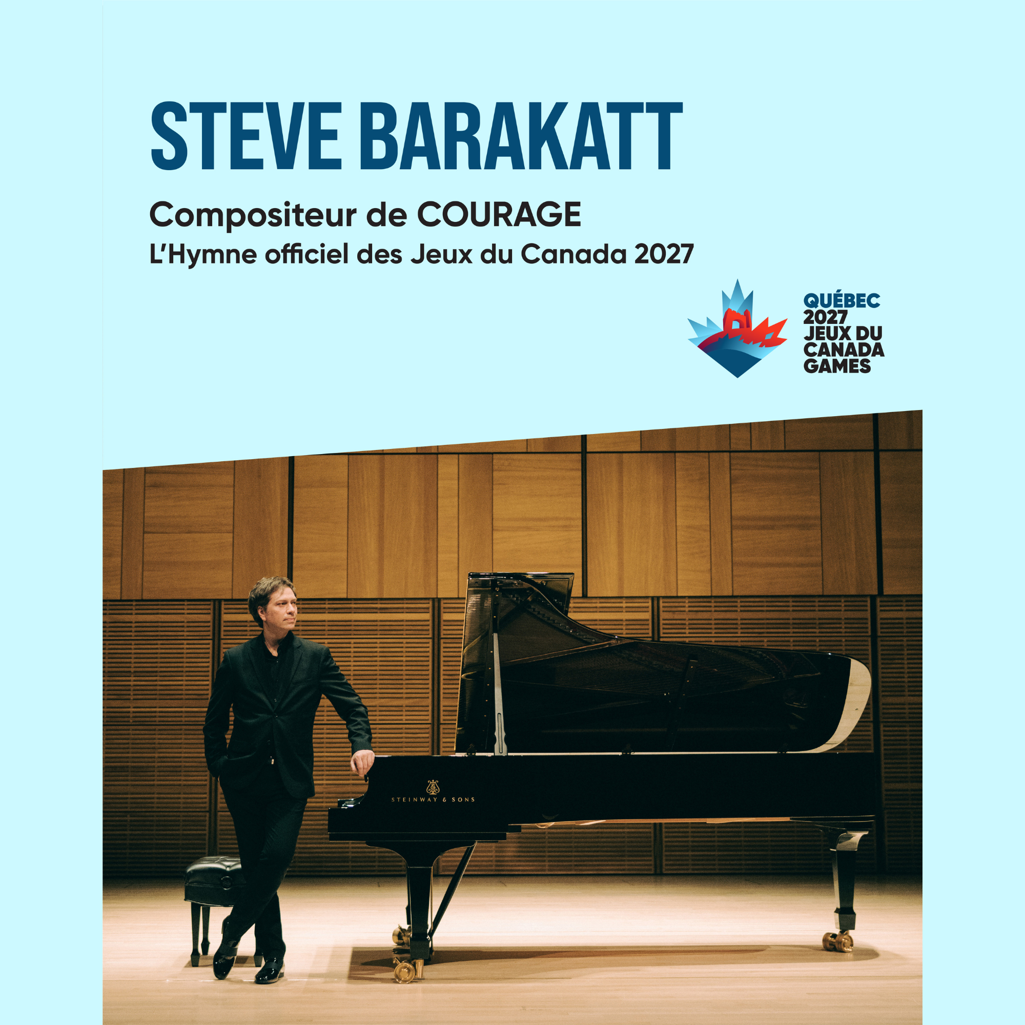 Steve Barakatt composera et produira l’hymne officiel des Jeux du Canada 2027