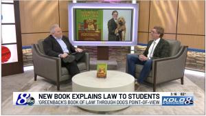 With 54.4 million students going back to school in 2026 (U.S. Census Bureau), Author Ted Sutton discussed why he is unleashing his new book: “Greenback’s Book of Law” to teach law basics on KOLO-TV ABC Reno with Anchor Josh Little.