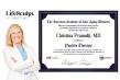 Dr. Christina Pramudji Earns Peptide Therapy Certification from the American Academy of Anti-Aging Medicine
