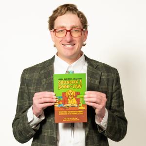 Ted Sutton Esq's “Greenback’s Book of Law” is an easy-to-read fictional book for primarily 12-18 yr olds, and includes illustrations and a priceless cover by Tony Elmore.