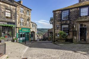 Main Street in the village of Haworth