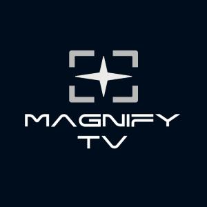 Magnify Creative is pushing the boundaries of local business communication with the official launch of MagnifyTV, a comprehensive digital signage solution MagnifyTV logo, the digital signage solution for local businesses by Magnify Creative