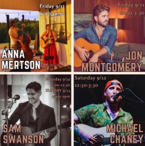 Vintage Market Days® fal show will present live musical performances from Anna Mertson & her Duet Partner, Jon Montgomery, Sam Swanson, and Michael Chaney.
