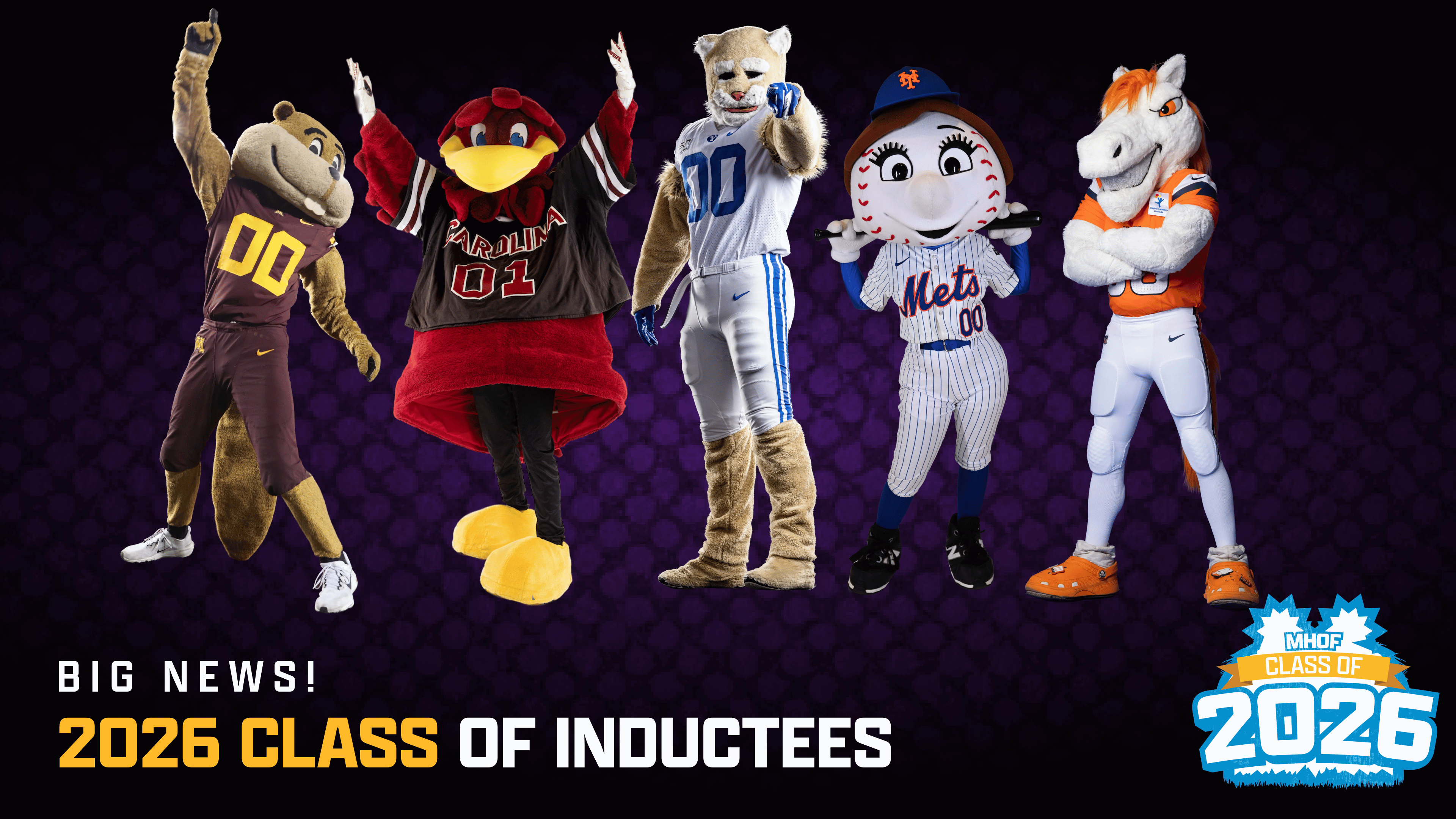 The World Has Spoken: Mascot Hall of Fame Announces Historic 2026 Induction Class