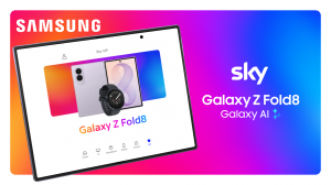 CGI image of Samsung Galaxy Z Fold8 unfolded screen grab