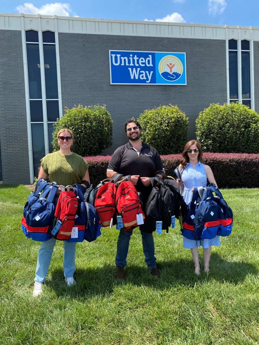 Armada Law Injury Attorneys Donates 20 Stocked Backpacks to Support United Way of Greenville County’s School Campaign