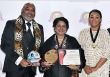 HRH King Ruben West Presents Voice of Change Award to Former Mauritius President Dr. Ameenah Gurib-Fakim