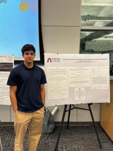 Tahir Jamil presenting his Ramapo College of New Jersey research