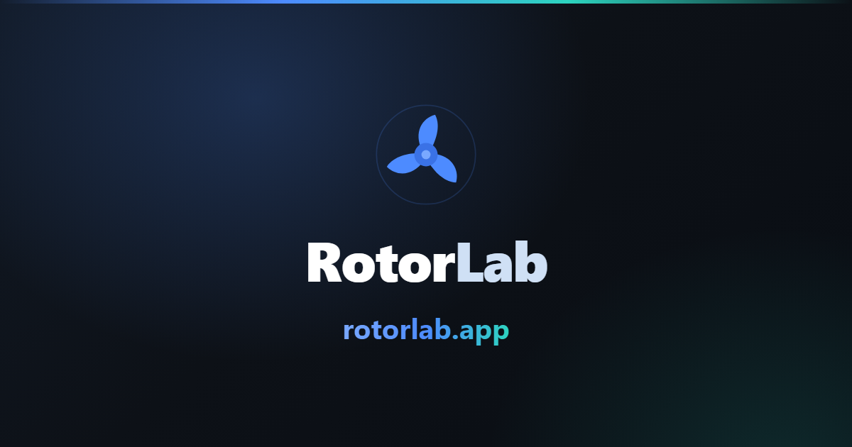 RotorLab Launches Vendor-Agnostic System of Record for Drone Programs