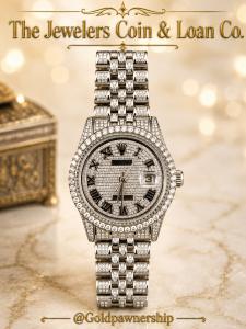 The Jewelers Coin & Loan Co. is an active player in the luxury market including high-end gold, silver and platinum jewelry, designer and luxury watches like Omega and Patek Philippe, artwork, silver and gold bullion, antique fountain pens, diamonds and engagement rings.