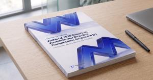 Maximum fines for failing to run a whistleblowing channel range from 1,000,000 EUR in Spain to nothing at all in six member states, according to a comparison of all 27 EU transpositions of Directive 2019/1937 published today by WeMoral, a whistleblowing software company A printed copy of the WeMoral 2026 Report on Whistleblower Directive Transposition Across the EU lying on a desk beside a pen and a laptop.