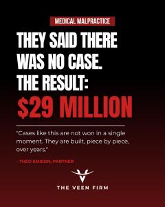 $29 Million Med Mal Recovery Graphic