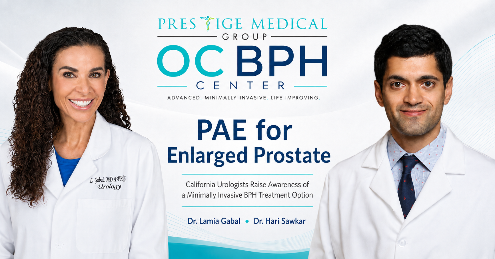 California Urologists Raise Awareness of Prostate Artery Embolization for Enlarged Prostate