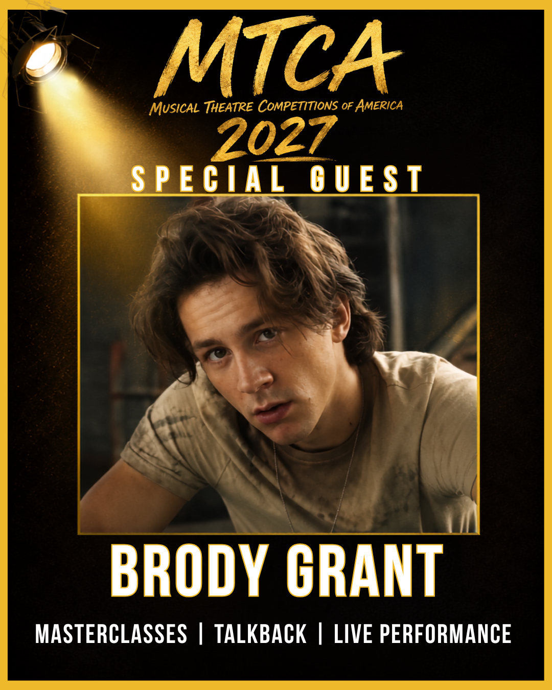 Broadway Tony Award Nominee Brody Grant to Join MTCA 2027 as Special Guest Artist