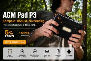 AGM Mobile, ein führender Hersteller robuster Mobilgeräte, gab heute den offiziellen globalen Marktstart des AGM PAD P3 Compact bekannt