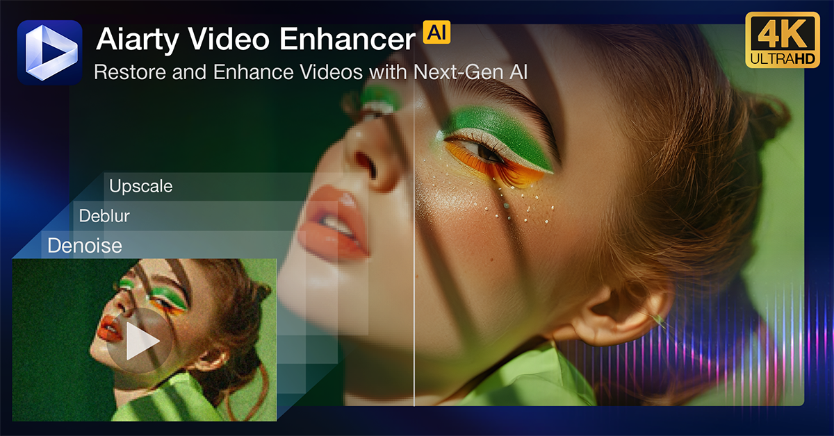 Aiarty Video Enhancer Powers Final-Stage 4K Upscaling for AI-Generated Videos