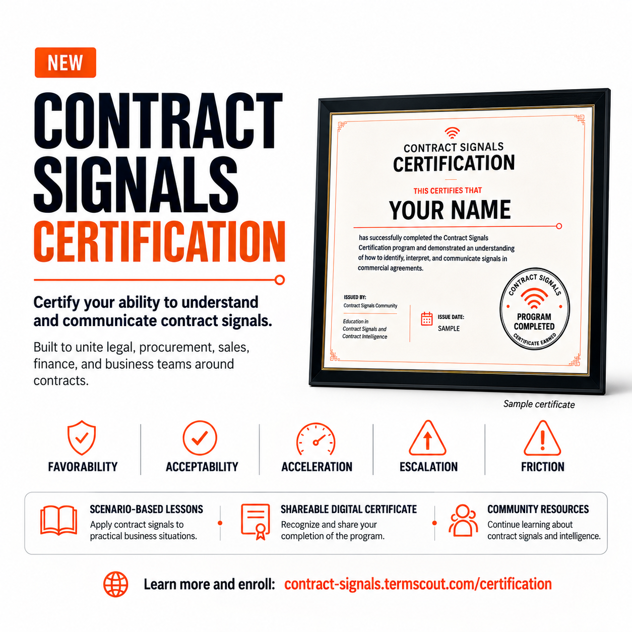 Contract Signals Community Launches Professional Certification Focused on Risk, Trust, and Modern Contract Intelligence