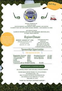 Celebrities, athletes, and community leaders will hit the greens for a cause at the 4th Annual Little Steven’s Policeman’s Ball Golf Tournament on Monday, August 24th, 2026
