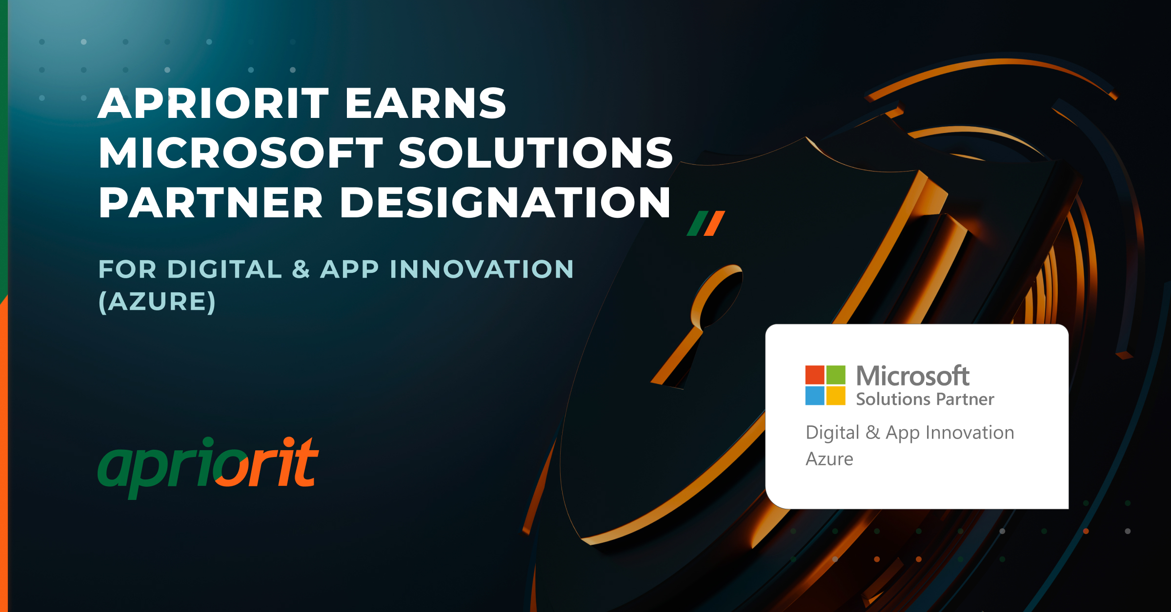 Apriorit Earns Microsoft Solutions Partner for Digital & App Innovation (Azure) Designation