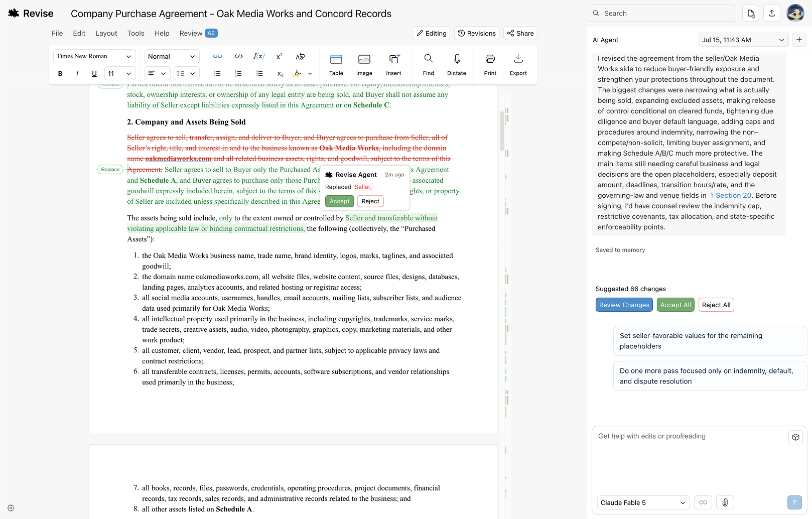 Revise Launches AI Document Editor With Reviewable, Tracked Changes