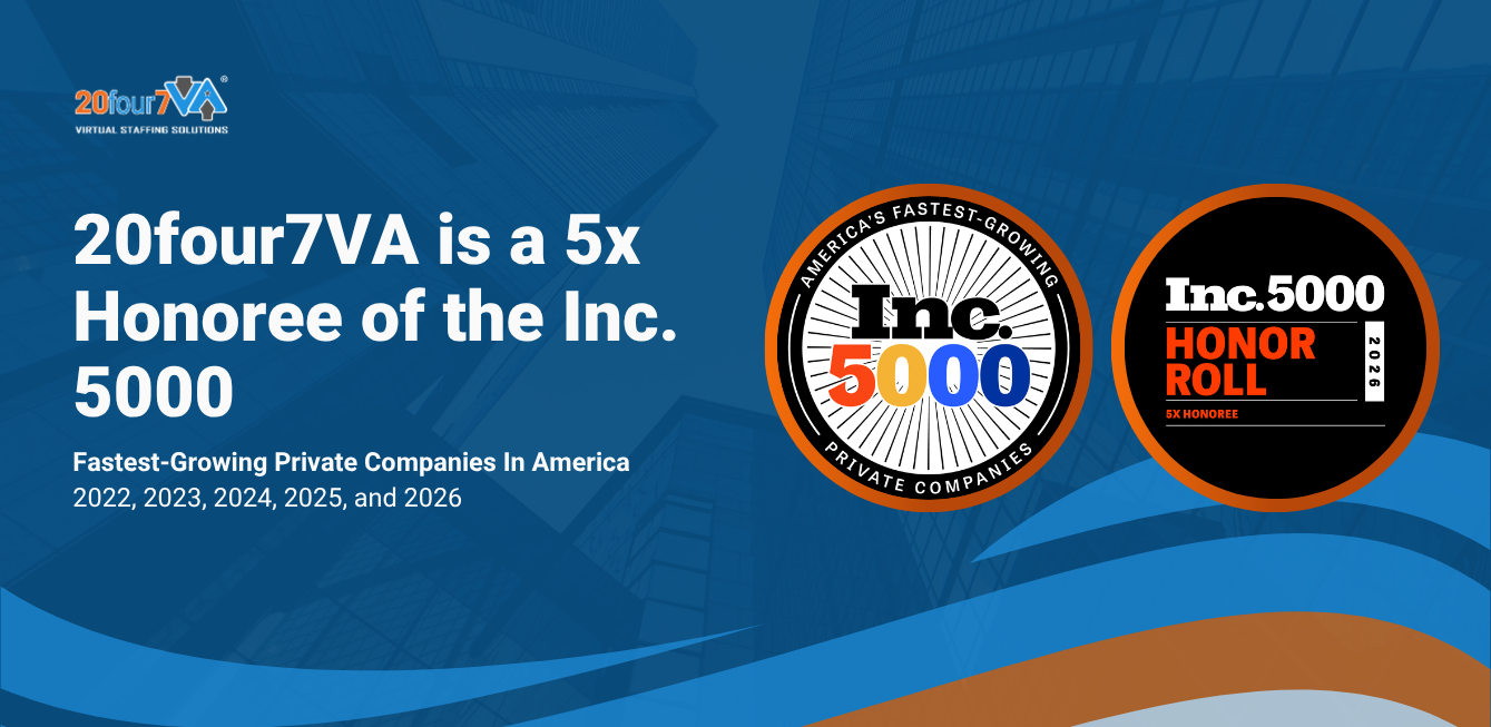 20four7VA Earns Inc. 5000 Honor Roll Status After Fifth Consecutive Year on Annual List
