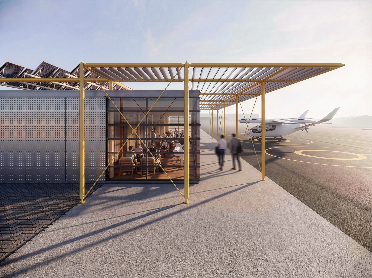 Perkins&Will Unveils Advanced Air Mobility Vertiport Vision for Langley Regional Airport