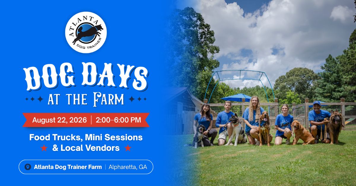 Atlanta Dog Trainer to Host ‘Dog Days at the Farm’ Community Event in Alpharetta